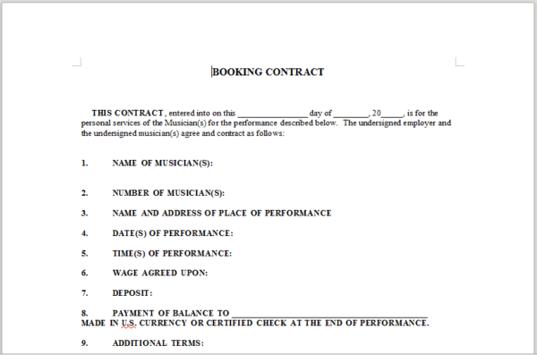 Contract - Document
